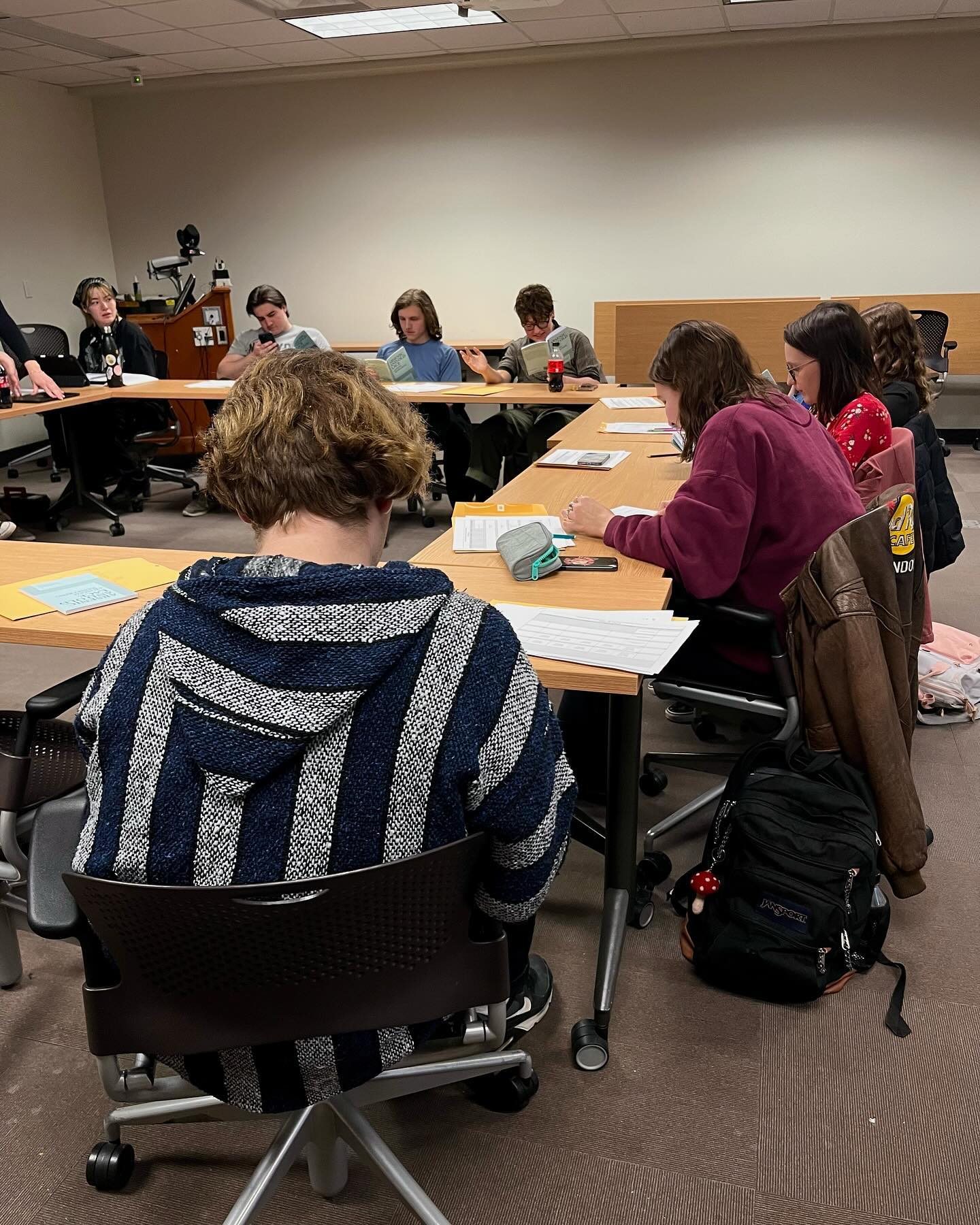 First day of rehearsal of Second Stage Productions "Arsenic and Old Lace"