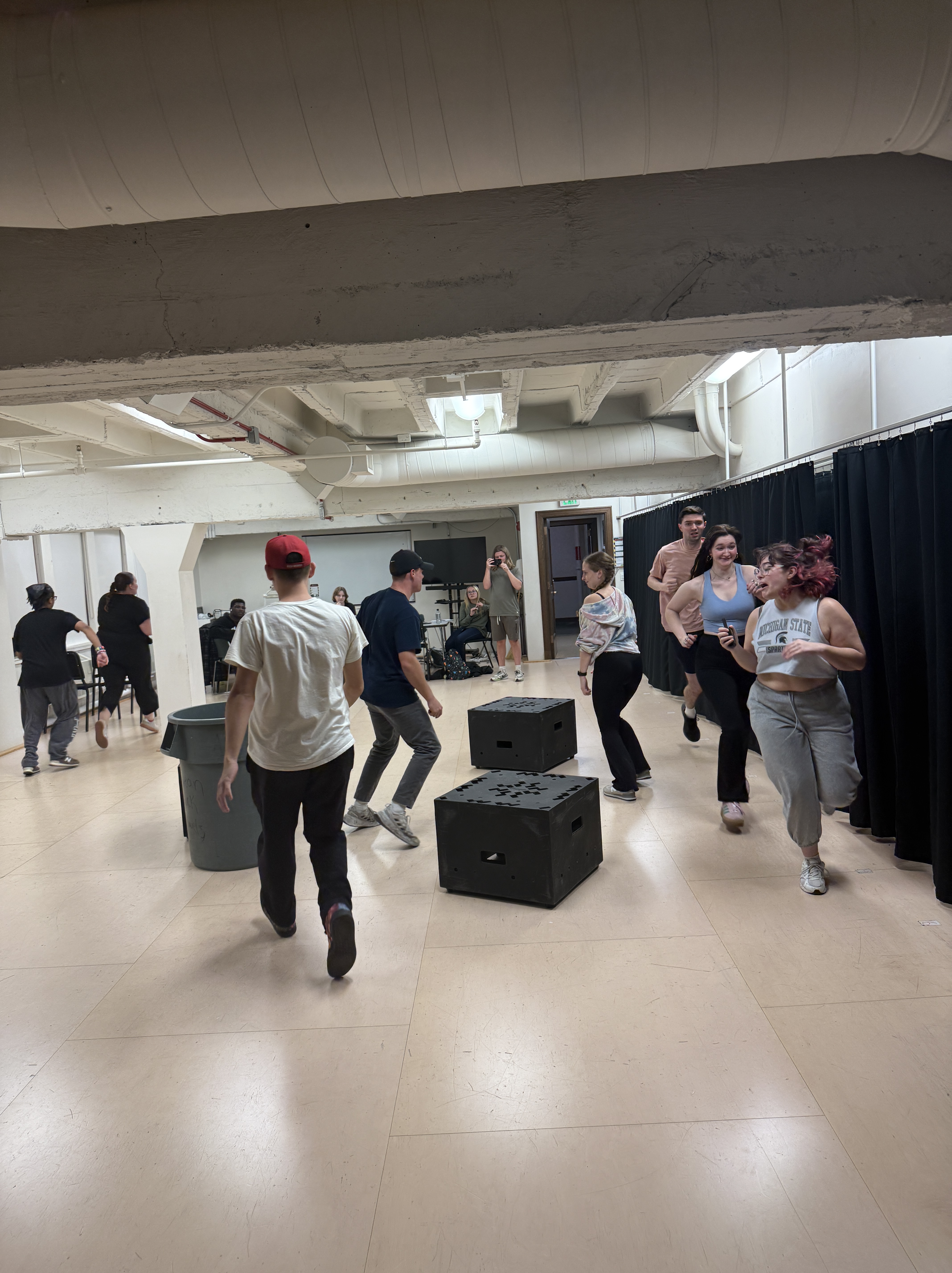 Rehearsal for "Show Me Your Hands from Second Stage Productions "The Guy Who Didn't Like Musicals"