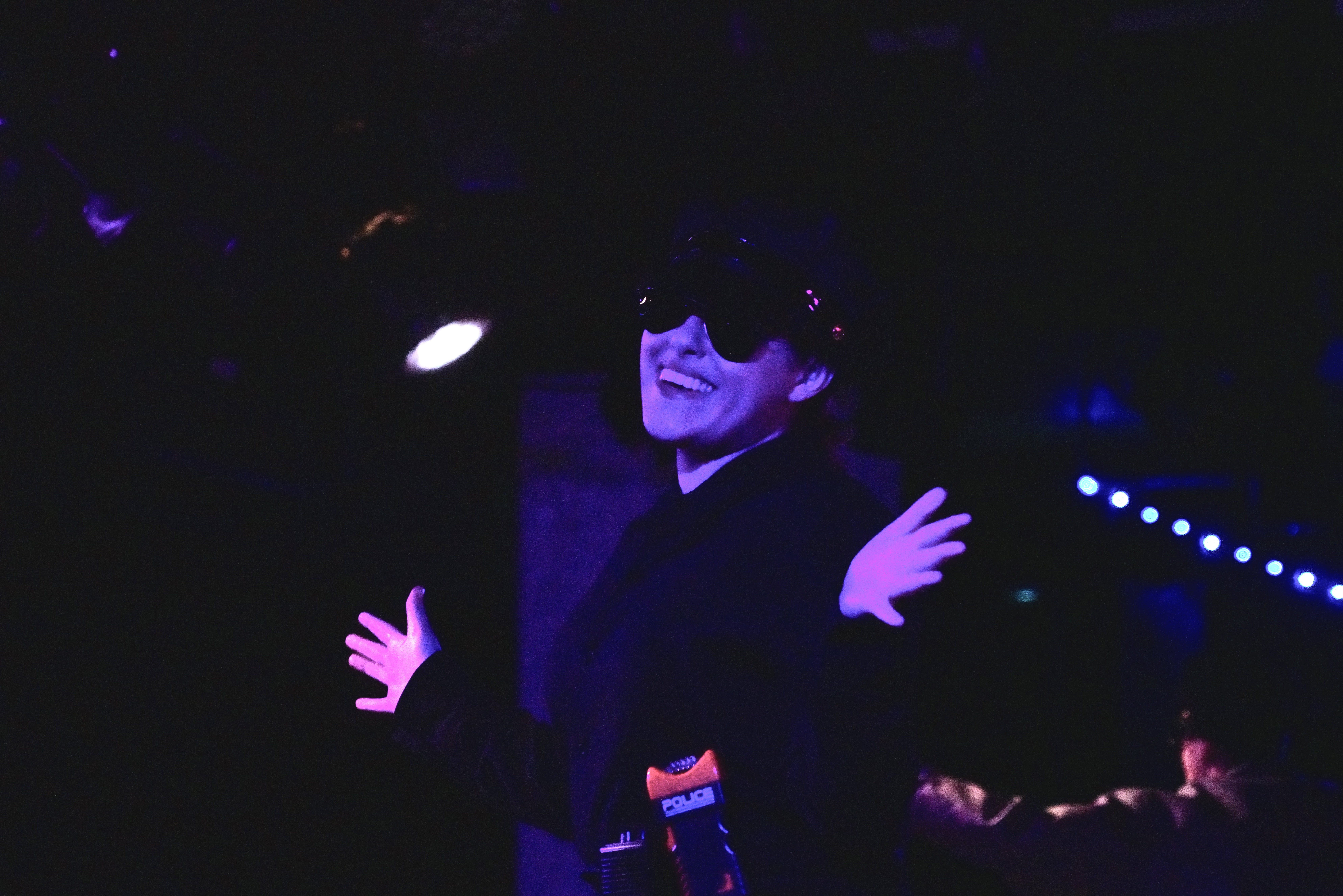 Sophia Catella as Cop 2 in Second Stage Productions "The Guy Who Didn't Like Musicals"